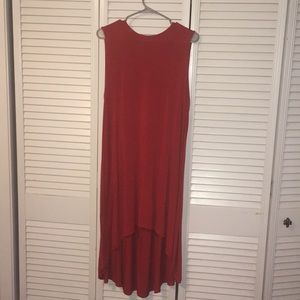 Orange High-Low Dress. Never Worn